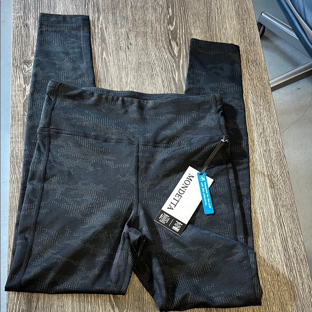 Mondetta Black Patterned Leggings